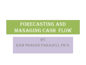 Forecasting and Managing Cash Flow Guide