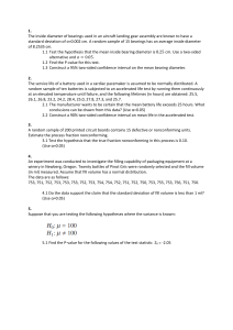 Statistical Hypothesis Testing Problems