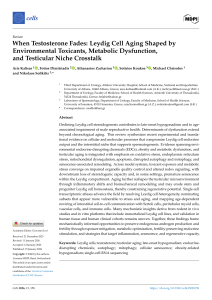 Leydig Cell Aging: Environmental Toxicants, Metabolic Dysfunction, and Testicular Niche Crosstalk