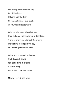 Poem on Betrayal and Self-Reflection by Seth and Filbert