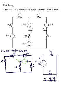 Thevenin Equivalent Circuit Problem