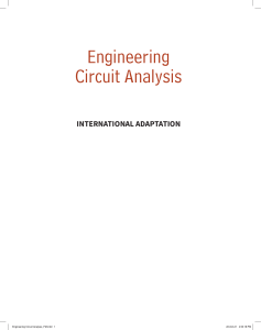 Engineering Circuit Analysis 12th Edition