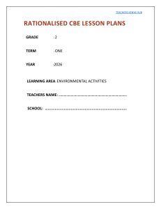 Grade 2 Environmental Activities Lesson Plans 2026