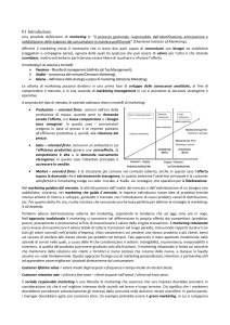Introduzione al Marketing: Concetti e Modelli Fondamentali