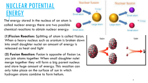 Nuclear Potential Energy: Fission and Fusion Explained