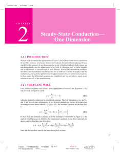 Chapter 2: Steady-State Conduction&mdash;One Dimension