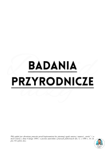 Badania Przyrodnicze - Zadania i Eksperymenty