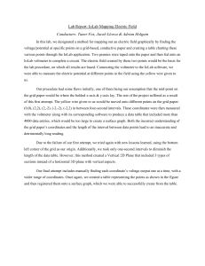 IoLab Electric Field Mapping Lab Report