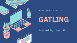 Gatling Performance Testing Presentation