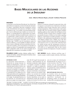 Bases Moleculares de las Acciones de la Insulina