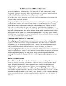 Nyaminde CommunityHealth HealthEducation