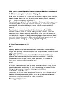 RDM Digital: Sistema Operativo Urbano y Ecosistema