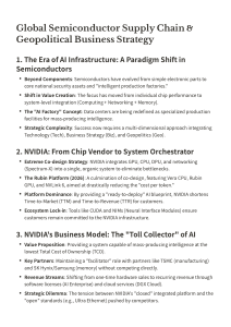 Global Semiconductor Supply Chain & Geopolitical Strategy