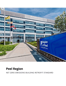 Peel Region Net Zero Emissions Building Retrofit Standard