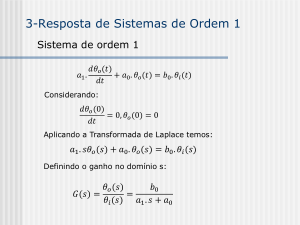 Resposta de Sistemas de Ordem 1
