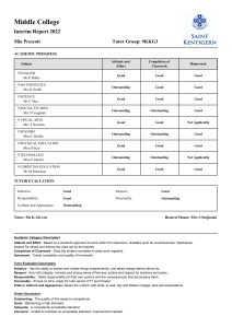 Middle College Interim Report 2022