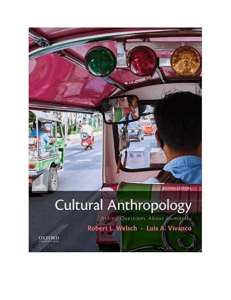 Cultural Anthropology Textbook: Asking Questions About Humanity