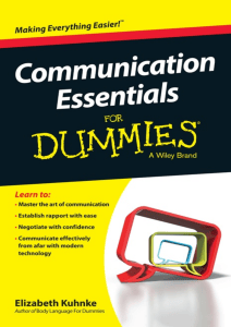 Communication Essentials For Dummies: Master Communication Skills