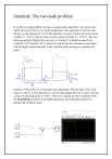 Two Tank Problem Simulink Two-Tank Problem Tutorial