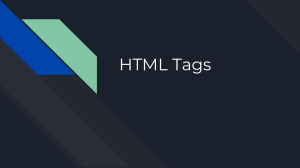 HTML Tags Tutorial: Basics for Beginners