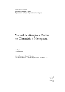 Manual de Aten&ccedil;&atilde;o &agrave; Mulher no Climat&eacute;rio / Menopausa