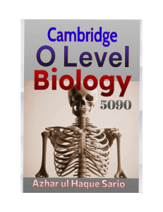 Cambridge O Level Biology 5090 Textbook
