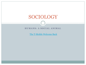 Sociology: Humans as Social Animals - Introduction