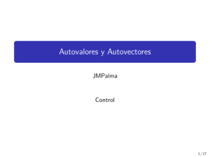 Autovalores y Autovectores: Definiciones y M&eacute;todos