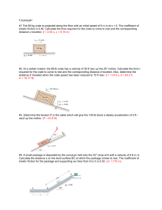 Physics Friction & Incline Problems Workbook