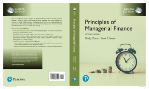 Principles of Managerial Finance Textbook