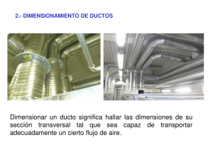 Dimensionamiento de Ductos - Gu&iacute;a T&eacute;cnica