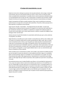 El origen del conocimiento y su uso