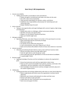 Korn/Ferry 38 Lominger Competencies List