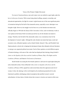 Voices of the Women&rsquo;s Rights Movement