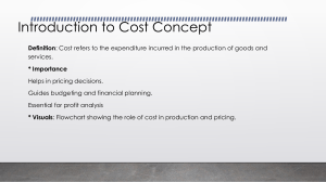 Introduction to Cost Concept: Definitions and Types