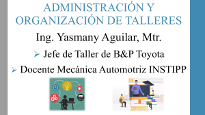 Administraci&oacute;n y Organizaci&oacute;n de Talleres