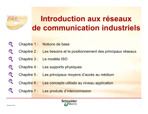 Introduction aux r&eacute;seaux de communication industriels