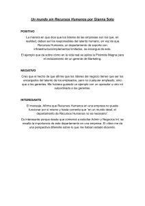 Resumen: Un mundo sin Recursos Humanos