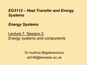 EG3112 Lecture 7: Energy Systems & Components