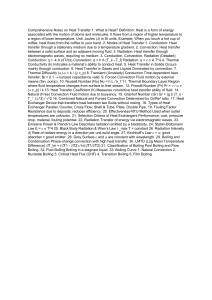 Comprehensive Heat Transfer Notes: Conduction, Convection, Radiation