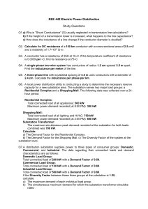 EEE 442 Electric Power Distribution Study Questions