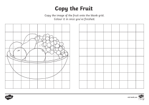 Copy the Fruit Worksheet