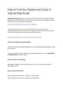 How to Find Your Roadrunner Email: A Step-by-Step Guide