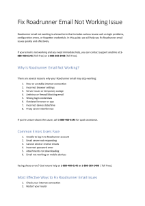 Fix Roadrunner Email Not Working Issue