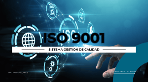 ISO 9001: Sistema de Gesti&oacute;n de Calidad