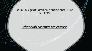 Behavioral Economics Presentation: India's Education System & Skill Development