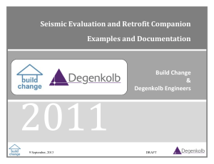 Seismic Evaluation and Retrofit Companion: Examples & Documentation