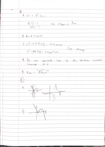 Finding Roots of Polynomial Functions: Numerical Methods Notes
