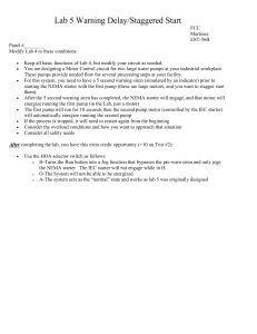 Lab 5: Motor Control Circuit with Warning Delay/Staggered Start