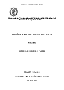 Apostila 1 - Propriedades dos Fluidos